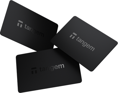 Tangem Wallet 3-card set